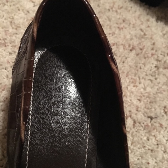 Franco Sarto brown patent heels - Picture 5 of 6